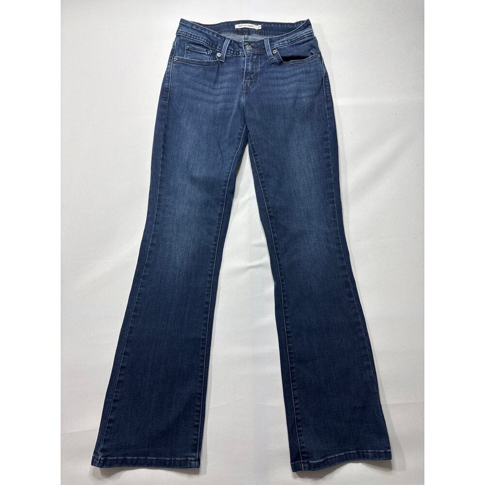 Levi's 529 Women's Curvy Bootcut Blue Denim Jeans - Size 27x32 (26x31)